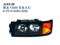德龙F2000花纹大灯