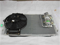 奥铃4D20空调冷凝器总成  